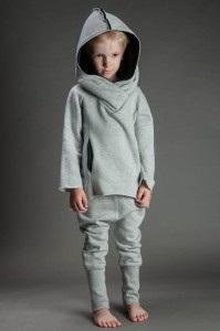 Bluza Bokserska Szara Komplet Mama/Dziecko