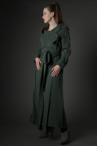 Długi Płaszcz Imago khaki