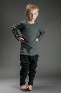 Bluzka dziecięca ciemnoszara