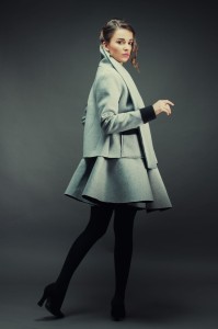 Spódnica neoprenowa Szybka Jasna