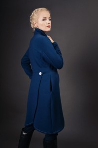 Płaszcz Revolter granatowy damski