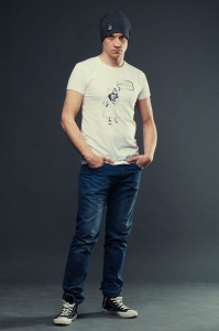 T-shirt MIASTO JEST MOJE męski biały