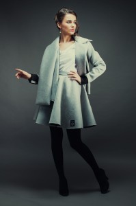 Spódnica neoprenowa Szybka Jasna