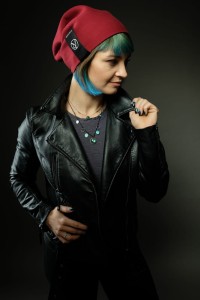 Czapka dzianinowa beanie handmade polskiej produkcji