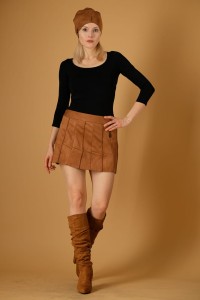 Spódnica Karmelowa Mini