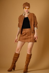 Spódnica Karmelowa Mini