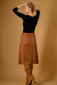 Spódnica Karmelowa Midi