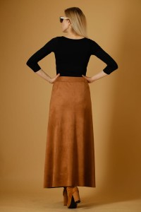 Spódnica Karmelowa Maxi