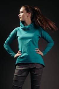 Bluza jaskółkowa turkus