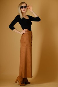 Spódnica Karmelowa Maxi