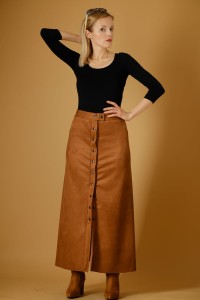 Spódnica Karmelowa Maxi