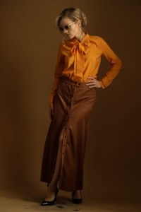 Spódnica Karmelowa Maxi