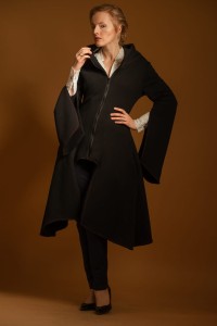 Płaszcz damski Wichrun czarny