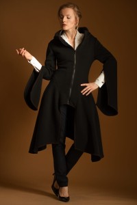 Płaszcz damski Wichrun czarny