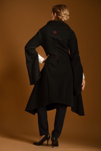 Płaszcz damski Wichrun czarny