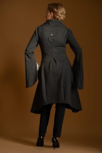 Płaszcz Wichrun grafit Komplet Mama/Córka