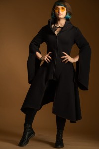 Płaszcz damski Wichrun czarny