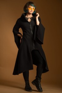 Płaszcz damski Wichrun czarny