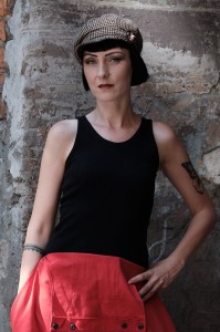 Bokserka Tanktop Damska w kolorze czarnym