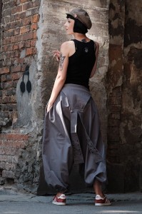 Czarna Koszulka Damska typu Bokserka