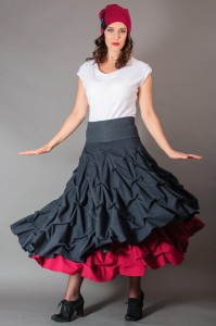 Spódnica Podwójnie Spieniona Komplet