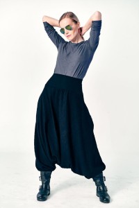 Spodnie Haremki Ciepłe na jogę