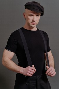 Szelki męskie czarne