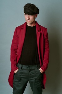 Płaszcz Revolter męski bordowy