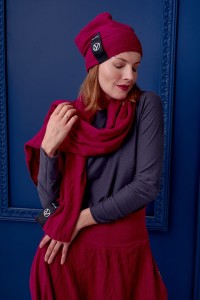 Hultajka Warkocz Bordo