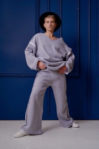 Spodnie dresowe unisex Sztosy Hultaj Polski – szerokie i modne