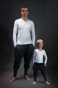 Spodnie Wąskie Ciemnoszare Komplet