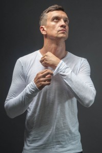 Bluzka biała męska