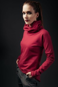  Bluza jaskółkowa amarant 