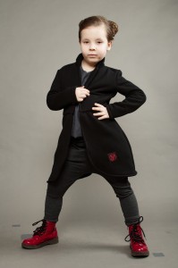 Płaszcz REVOLTER Komplet Mama/Dziecko