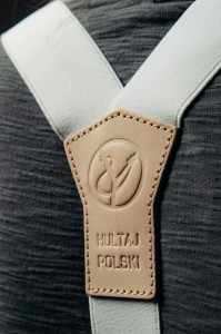 Szelki damskie białe 