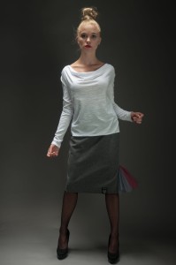 Bluzka biała 'Woda' damska