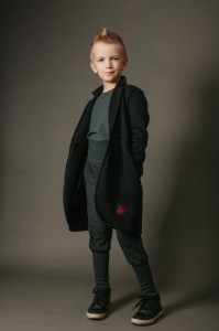 Płaszcz REVOLTER Komplet Mama/Dziecko 