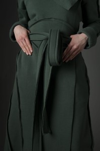Długi Płaszcz Imago khaki