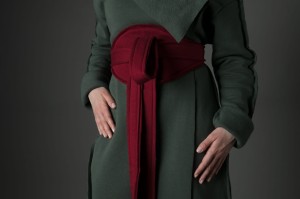 Długi Płaszcz Imago khaki