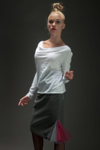 Bluzka biała 'Woda' damska