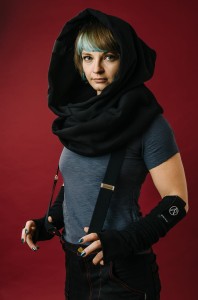 Rękawiczki Łotrzyce Czarne 