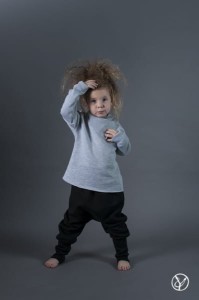 Bluza szara z kołnierzem