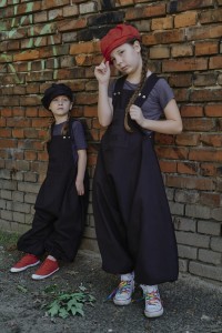 Spodnie dziecięce Hultaje czarne