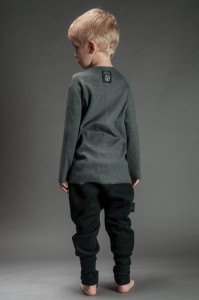 Bluzka dziecięca ciemnoszara