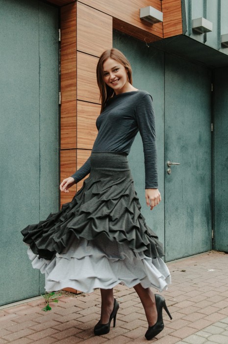 Spódnica Podwójnie Spieniona Komplet