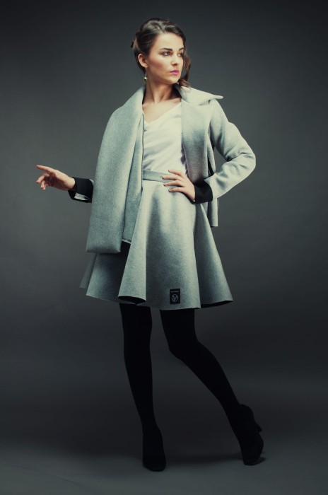 Spódnica neoprenowa Szybka Jasna