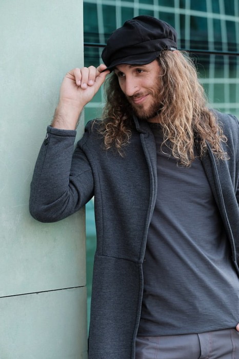 Kaszkiet męski czarny