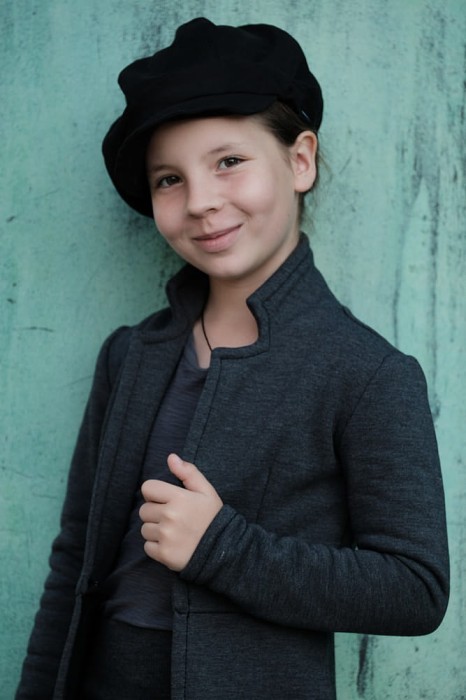 Kaszkiet dziecięcy czarny