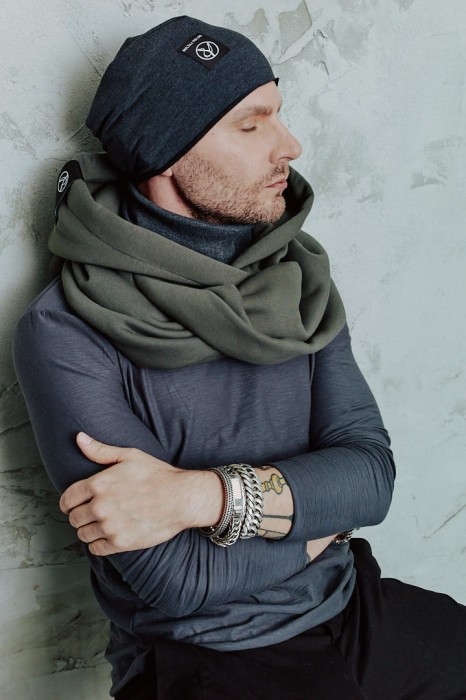 Incognito - Kaptur khaki z golfem