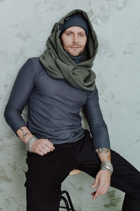 Incognito - Kaptur khaki z golfem